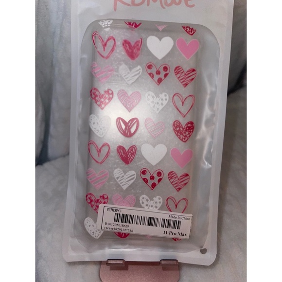 Valentines Hearts Clear iPhone 11 Pro Max Case ❤️ - Picture 5 of 17